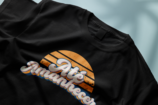 Camiseta Até Amanhecer - Lettering