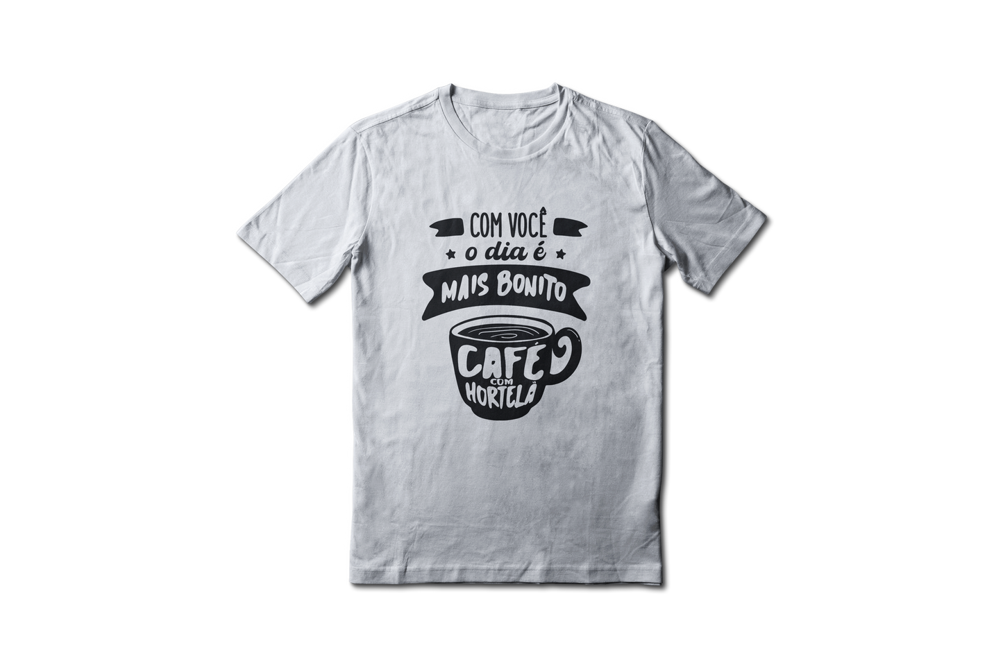 Camiseta Café com Hortelã - Com Você