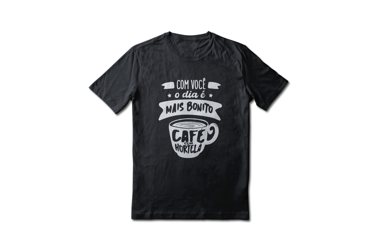 Camiseta Café com Hortelã - Com Você