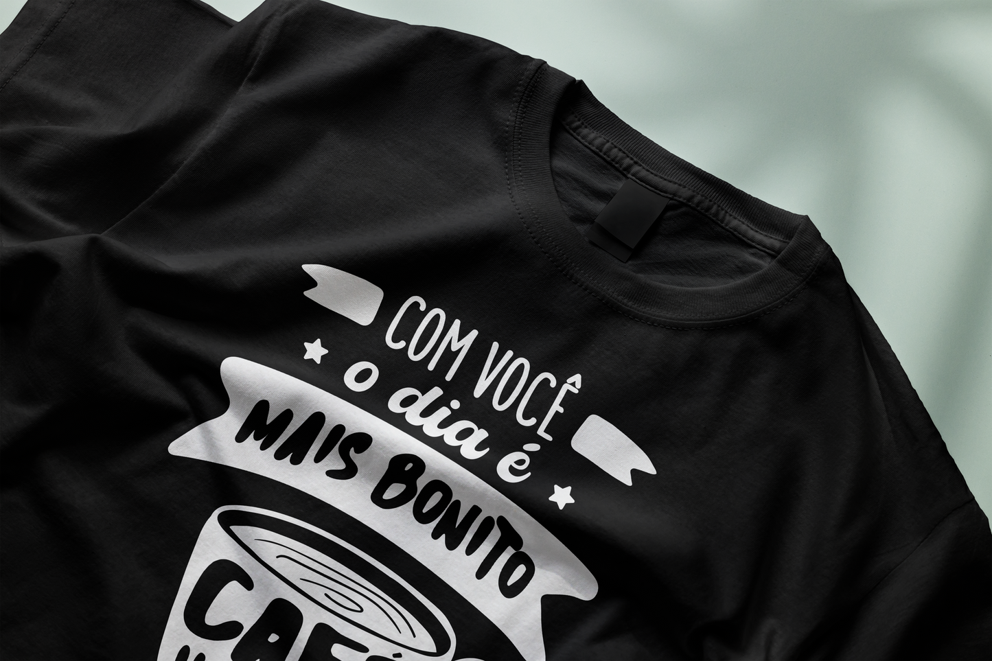 Camiseta Café com Hortelã - Com Você